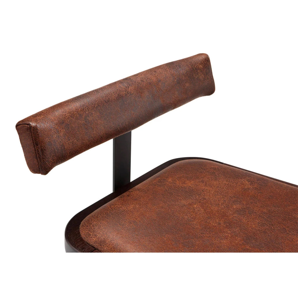 Brunswick Sao Bento Pub Table Set in Espresso - bar stool details - Home Bars USA