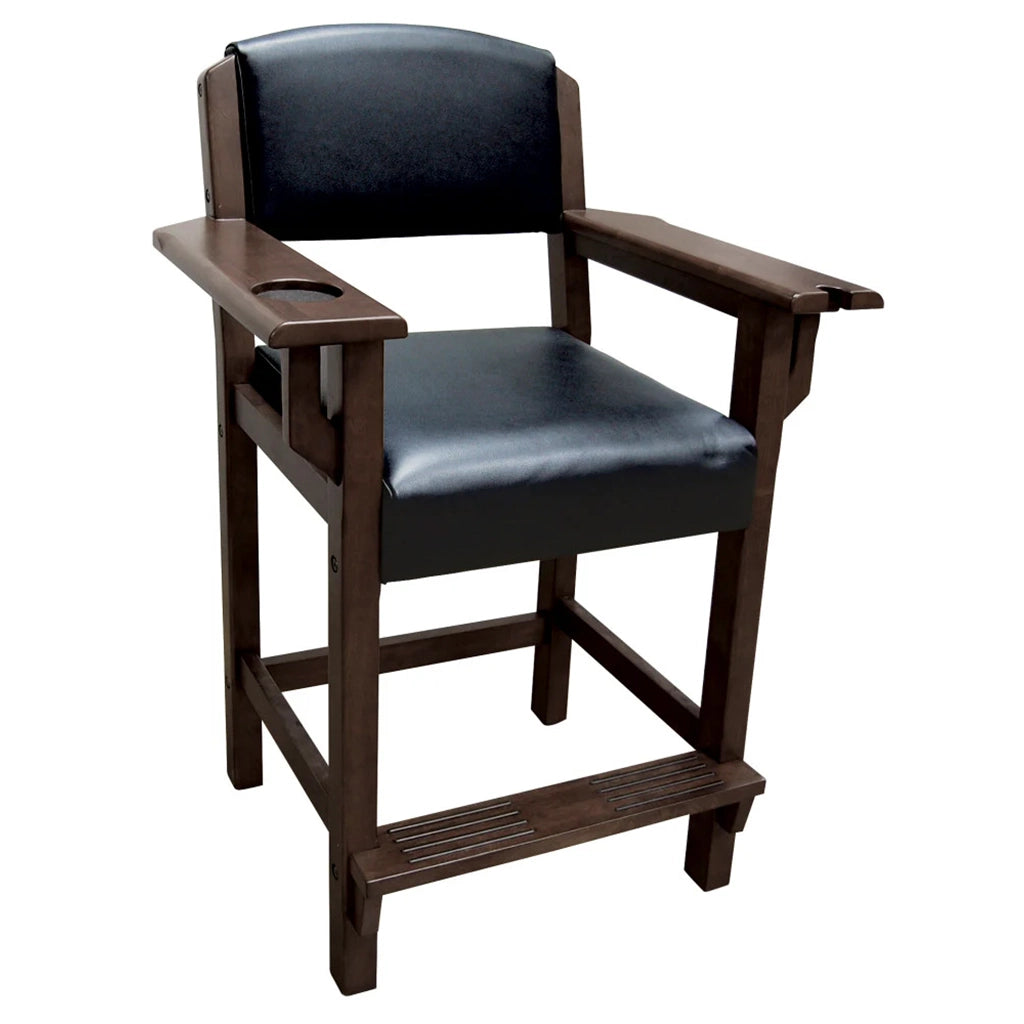 Brunswick Traditional Player's Chair in Espresso - Home Bars USA