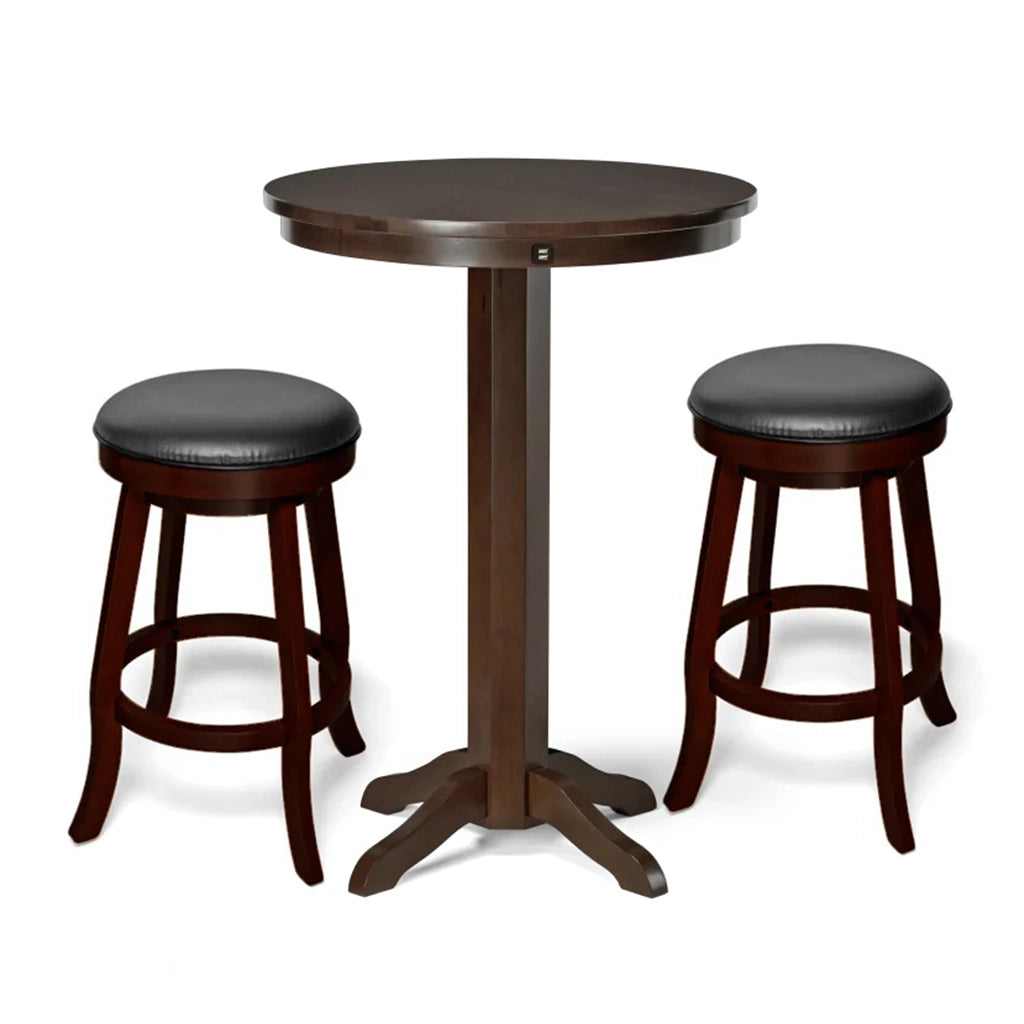 Brunswick Traditional Pub Table Set in Espresso