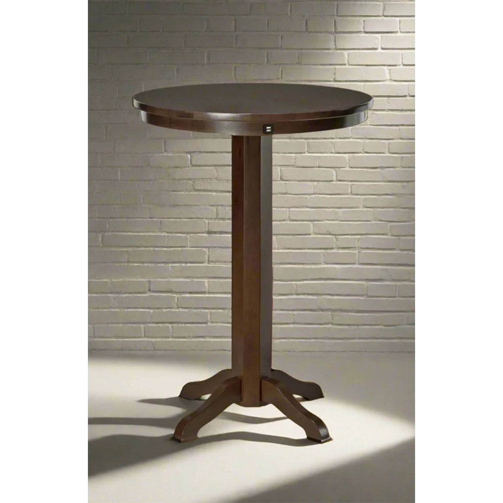 Brunswick Traditional Pub Table with USB Port in Espresso - Home Bars USA