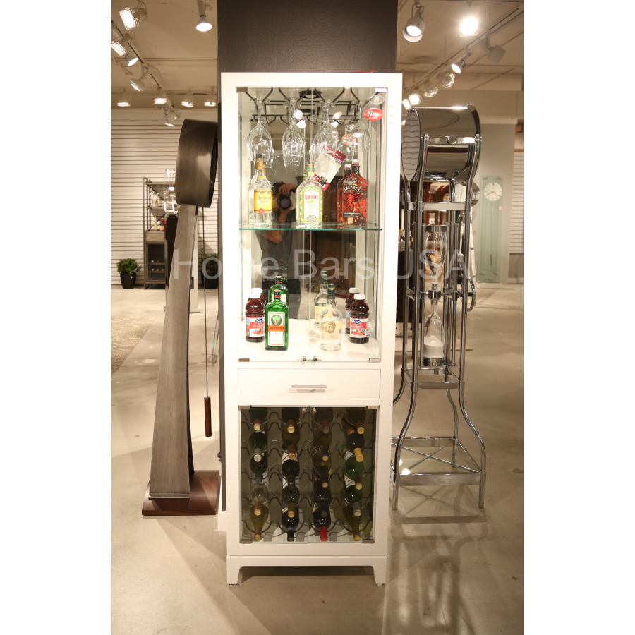 Howard Miller Samson II Wine &amp; Bar Cabinet 690051 real photo front - Home Bars USA