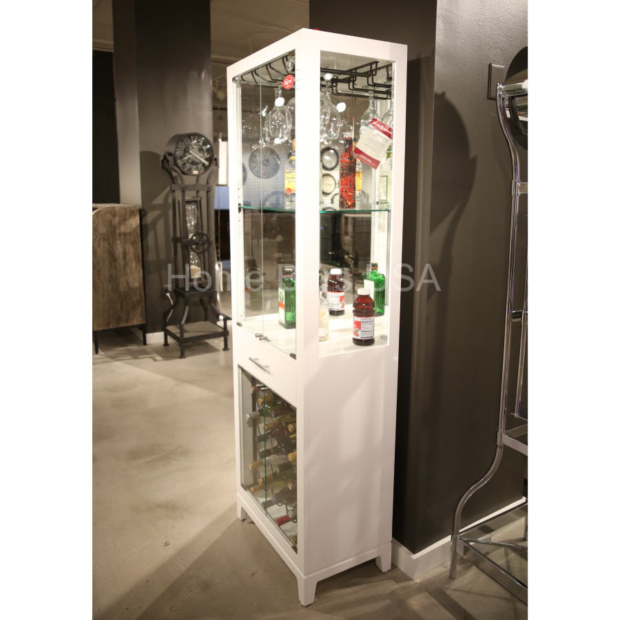 Howard Miller Samson II Wine &amp; Bar Cabinet 690051 real photo side - Home Bars USA