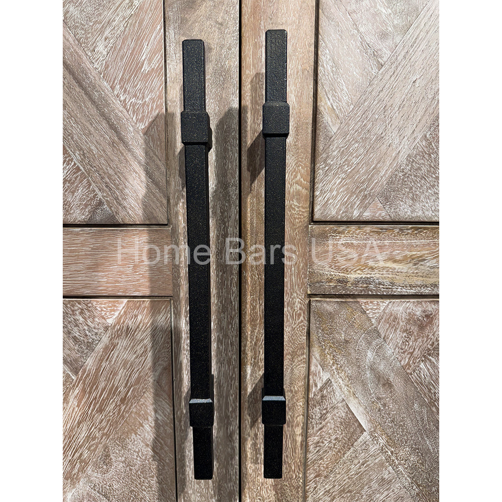 Howard Miller Abel Wine &amp; Bar Cabinet 695336 real photo of the handles - Home Bars USA