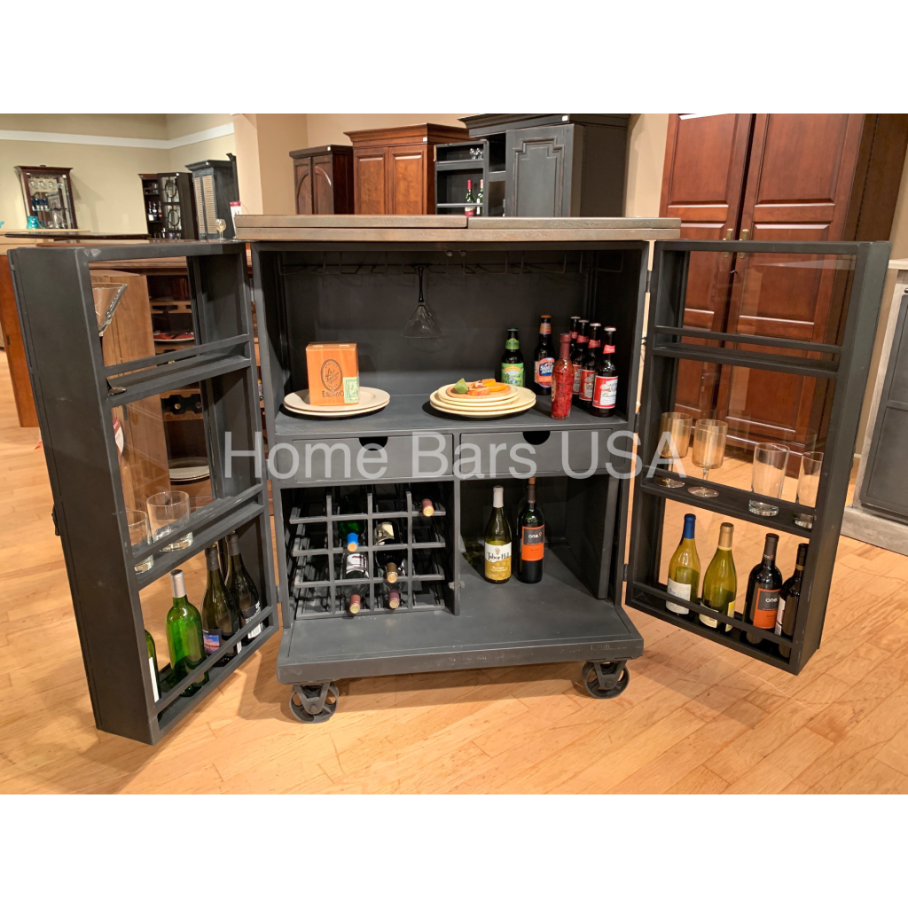Rolling Bars | Bar Carts | Game Chairs | Home Bars USA Tagged "dark-finish"