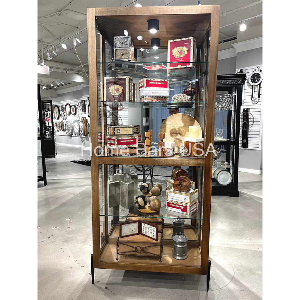 Howard Miller Ansel Curio Cabinet 680690 real photo of the front - Home Bars USA