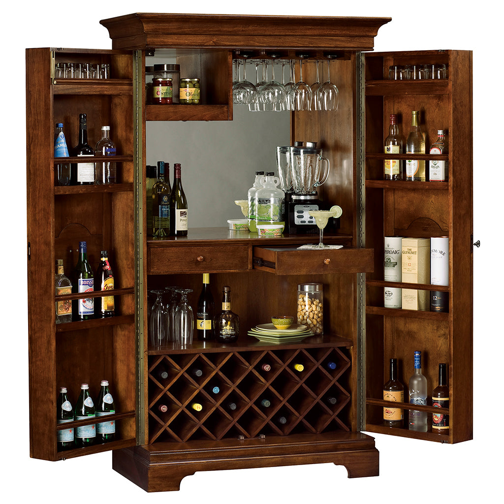 Howard Miller Barossa Valley Wine & Bar Cabinet 695114 - Hide-a-Bar Cabinet - Home Bars USA