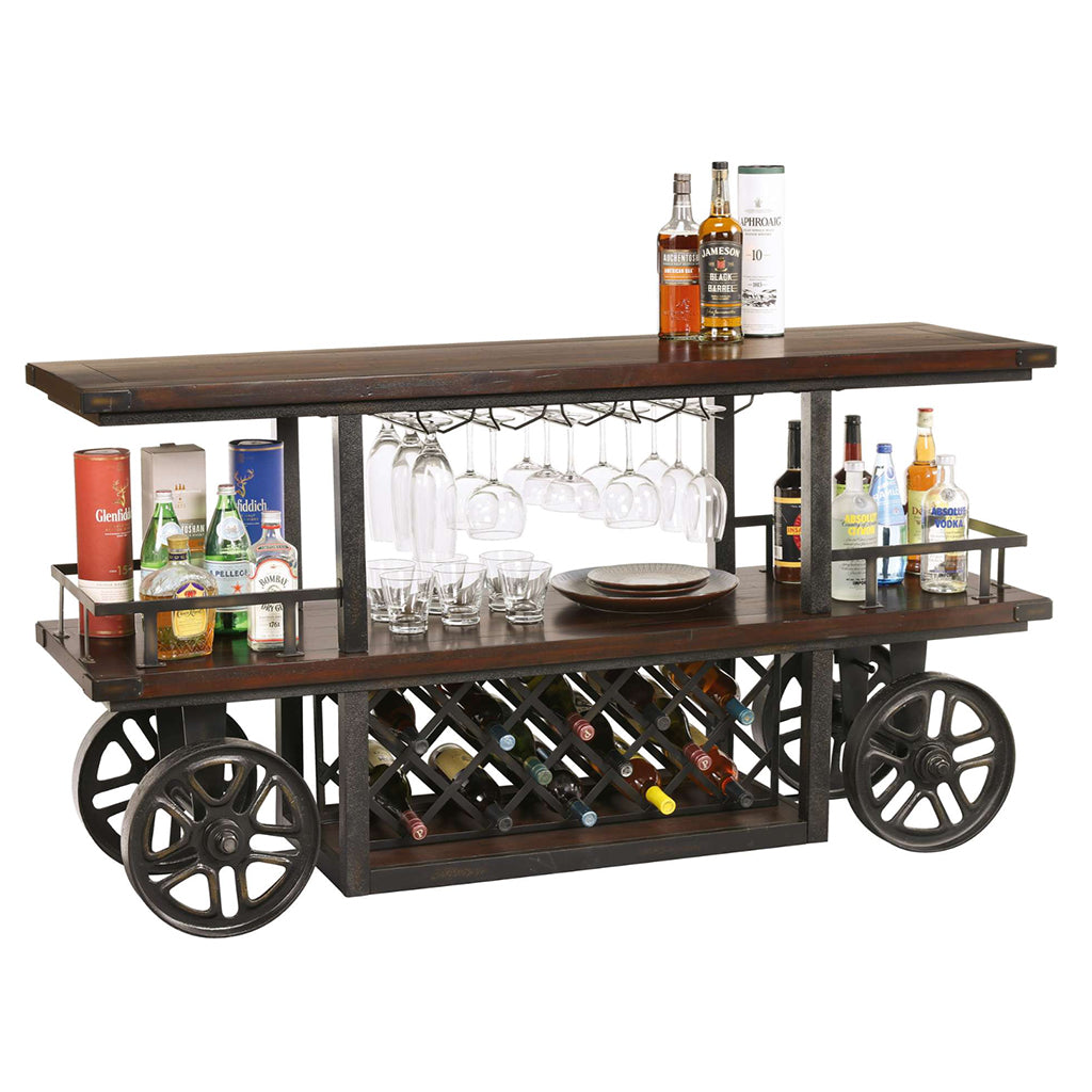 Howard Miller Bart Wine & Bar Cart 695378 - Home Bars USA