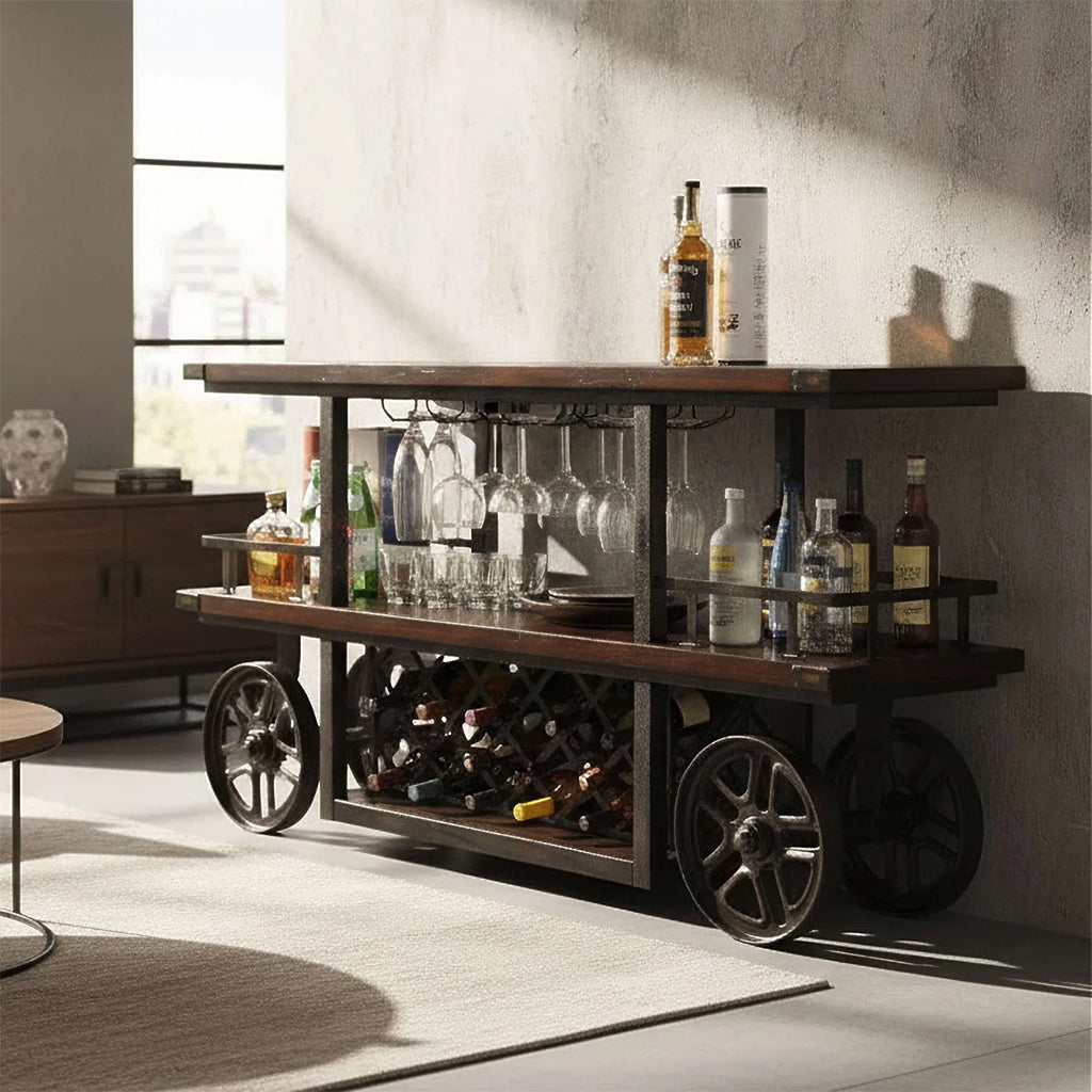 Howard Miller Bart Wine & Bar Cart 695378 - Home Bars USA