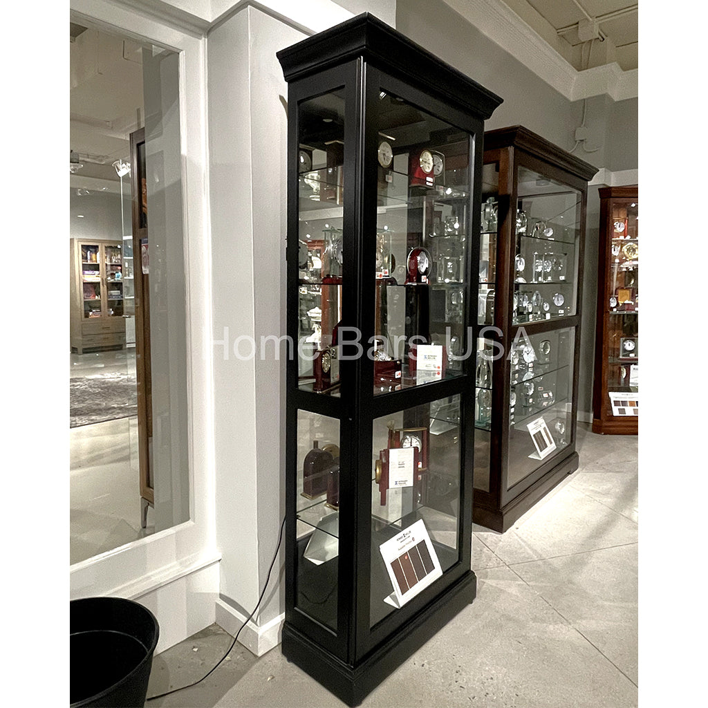 Howard Miller Berends Curio Cabinet 680477 real photo side - Home Bars USA