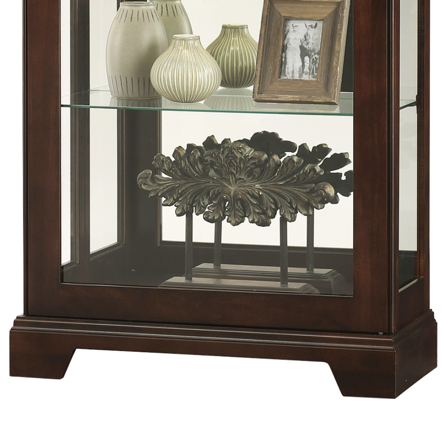 Howard Miller Berends III Curio Cabinet 680579 bottom part details - Home Bars USA