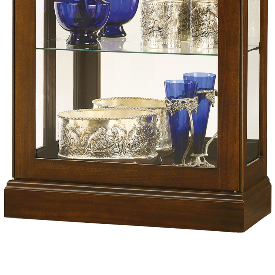 Howard Miller Berends IV Curio Cabinet 680580 bottom part details - Home Bars USA