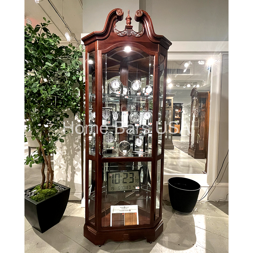 Howard Miller Berkshire Corner Curio Cabinet 680205 - Home Bars USA