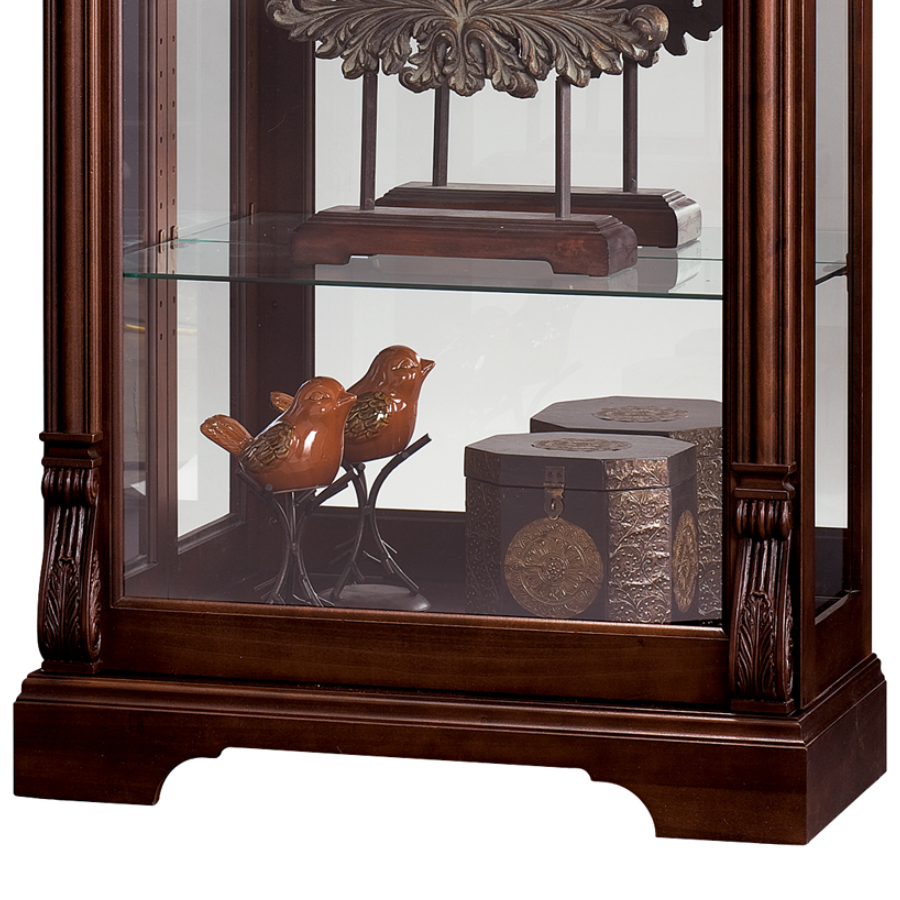 Howard Miller Bernadette Curio Cabinet 680501 bottom - Home Bars USA