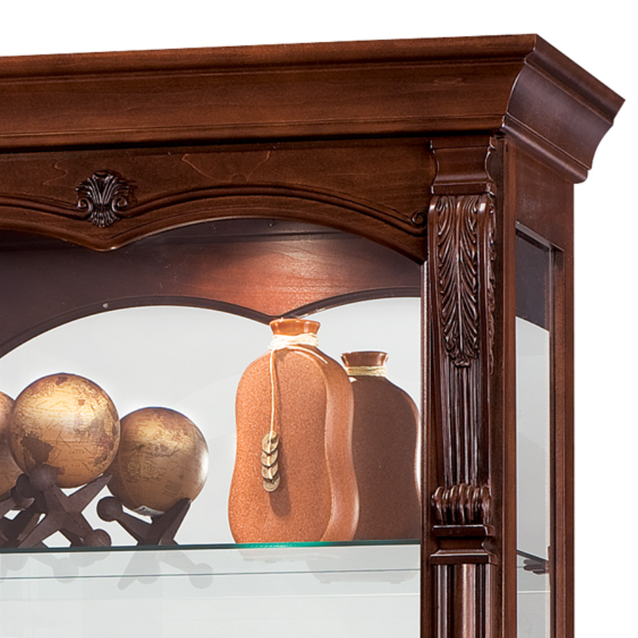 Howard Miller Bernadette Curio Cabinet 680501 details - Home Bars USA