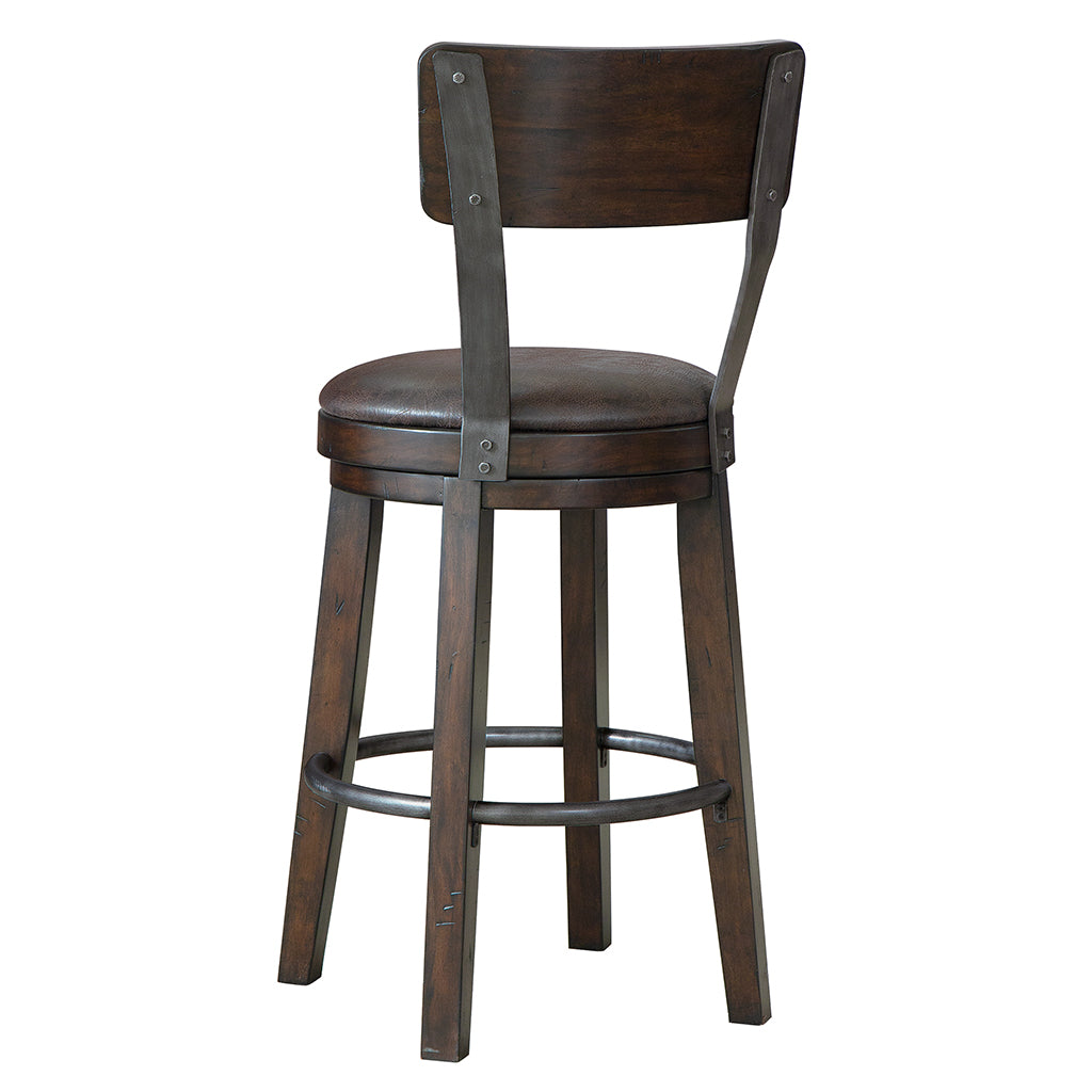 Howard Miller Bev Trolley Bar Stool 697040 back - Home Bars USA