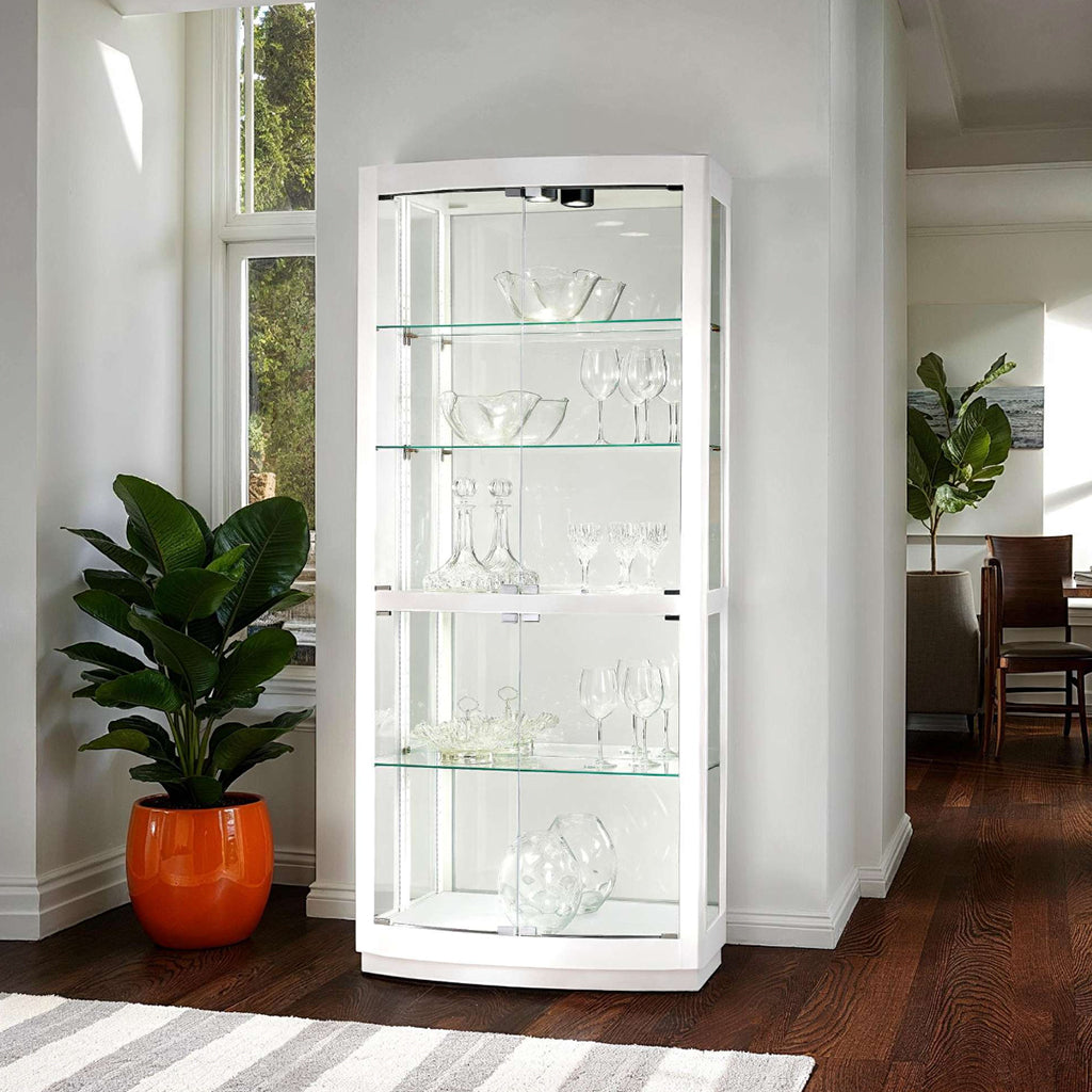 Howard Miller Bradington III Curio Cabinet 680677 in interior design - Home Bars USA