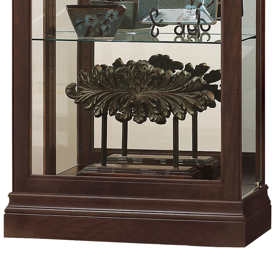Howard Miller Brantley Curio Cabinet 680671 bottom part details - Home Bars USA
