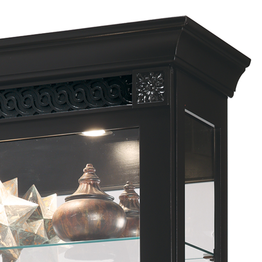 Howard Miller Brigid II Curio Cabinet 680736 details - Home Bars USA