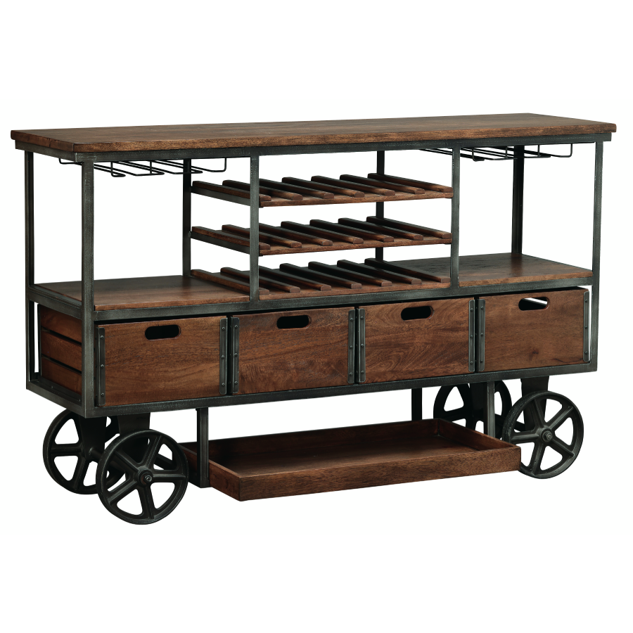 Howard Miller Budge Wine &amp; Bar Console 695324 empty - Home Bars USA