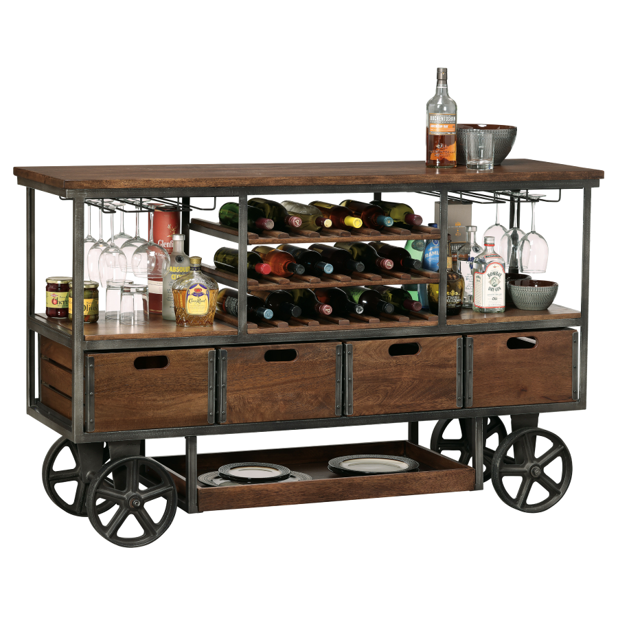 Howard Miller Budge Wine &amp; Bar Console 695324 - Home Bars USA
