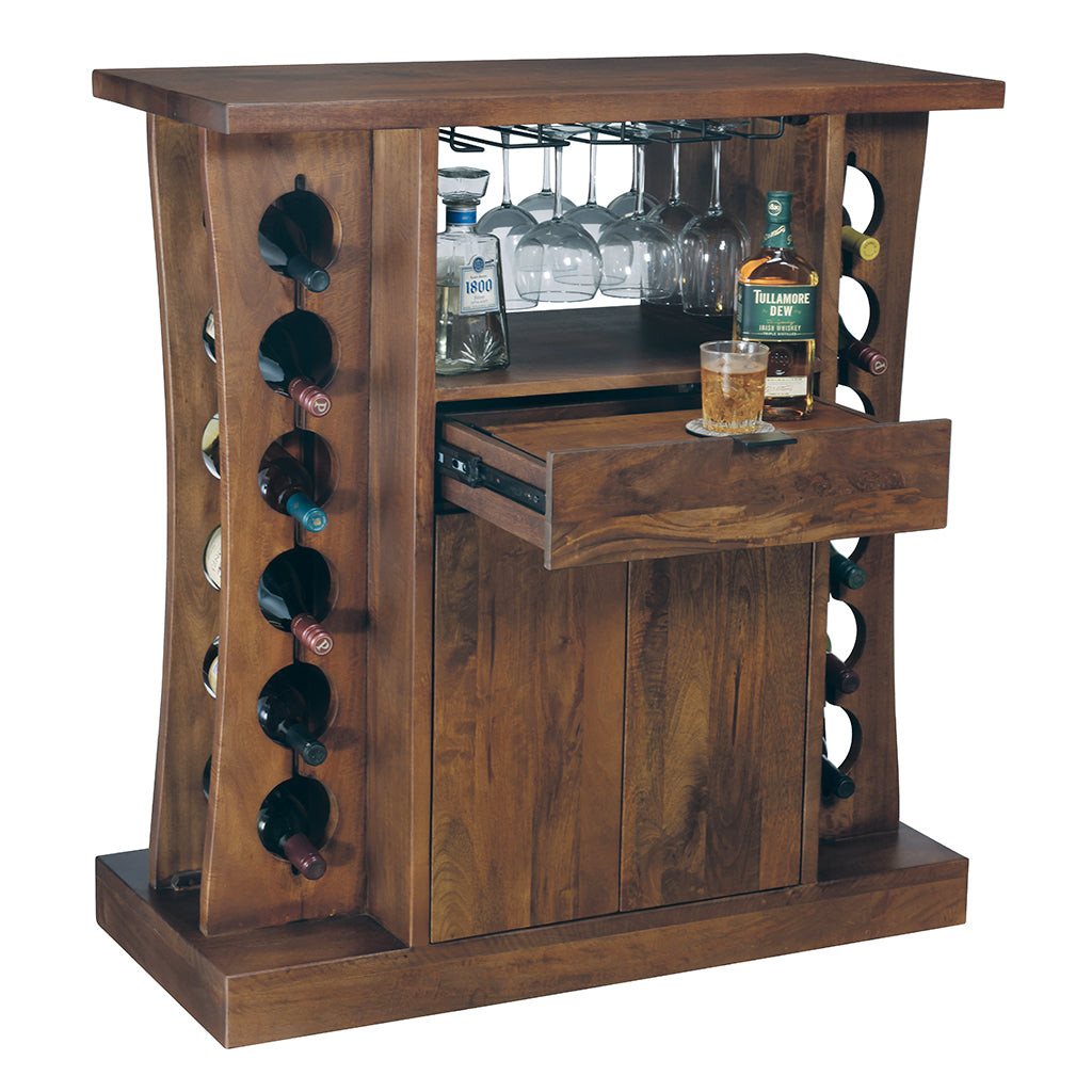 Howard Miller Connor Wine &amp; Bar Console 695334 drawer - Home Bars USA