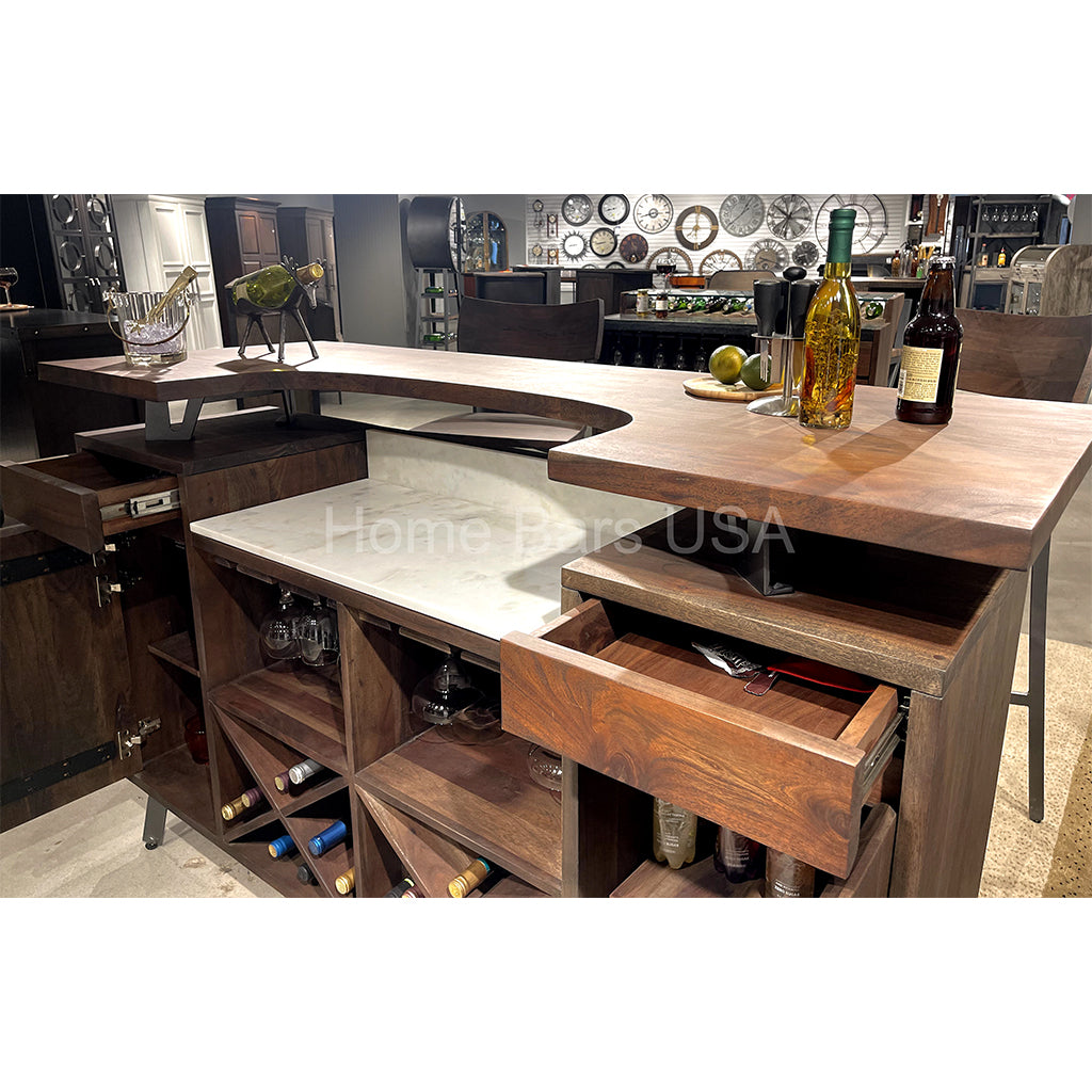 Howard Miller Cosmopolitan Bar 693045 real photo of the table top - Home Bars USA