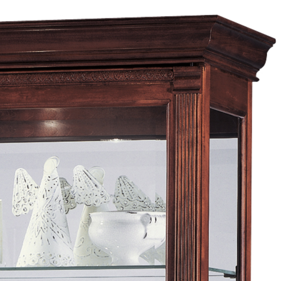 Howard Miller Dublin Curio Cabinet 680337 details - Home Bars USA
