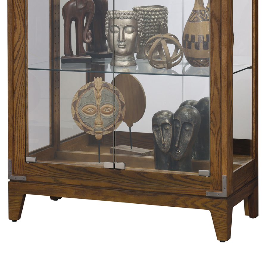 Howard Miller Elisa Curio Cabinet 680740 base details - Home Bars USA