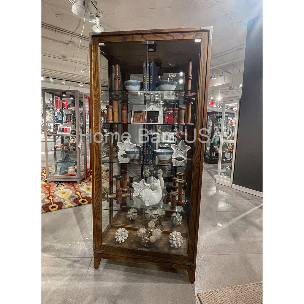 Howard Miller Elisa Curio Cabinet 680740 real photo of the front - Home Bars USA