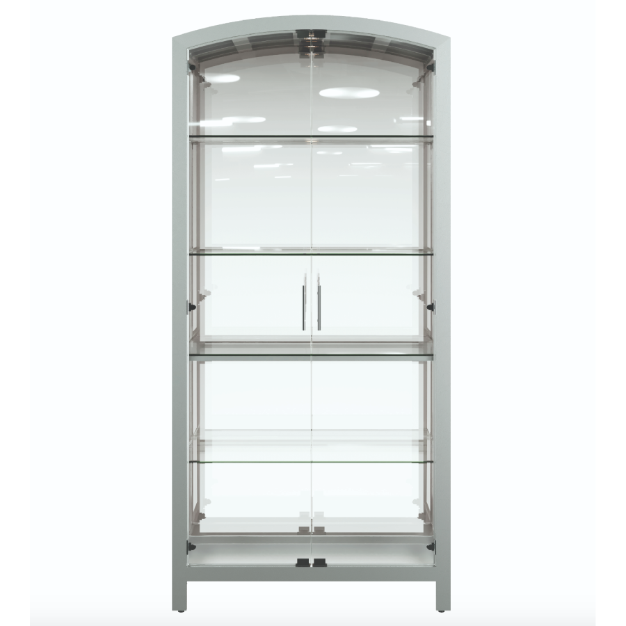 Howard Miller Elsie Curio Cabinet 680770 front - Home Bars USA