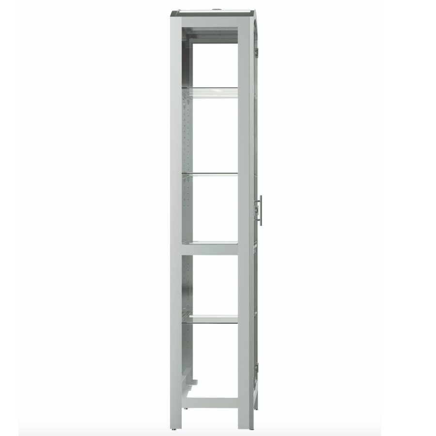 Howard Miller Elsie Curio Cabinet 680770 side - Home Bars USA