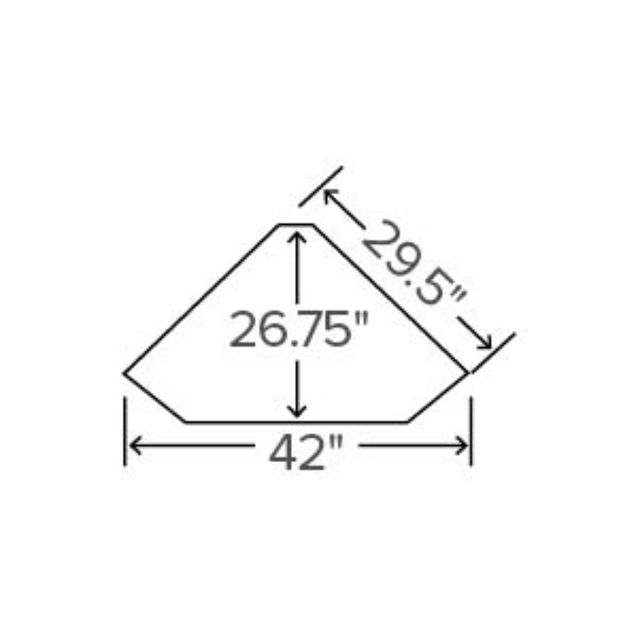 Howard Miller Embassy II Corner Curio 680290 Home Bars USA