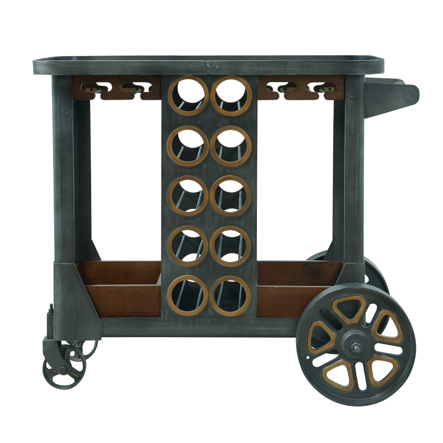 Howard Miller Floyd Wine &amp; Bar Cart 695326 empty - Home Bars USA