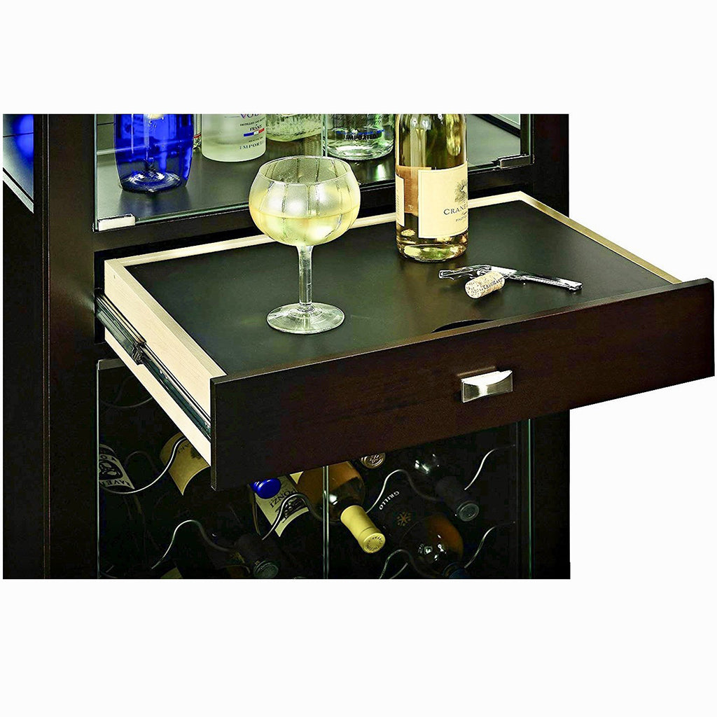 Howard Miller Gimlet Wine &amp; Bar Cabinet 690005 serving space - Home Bars USA