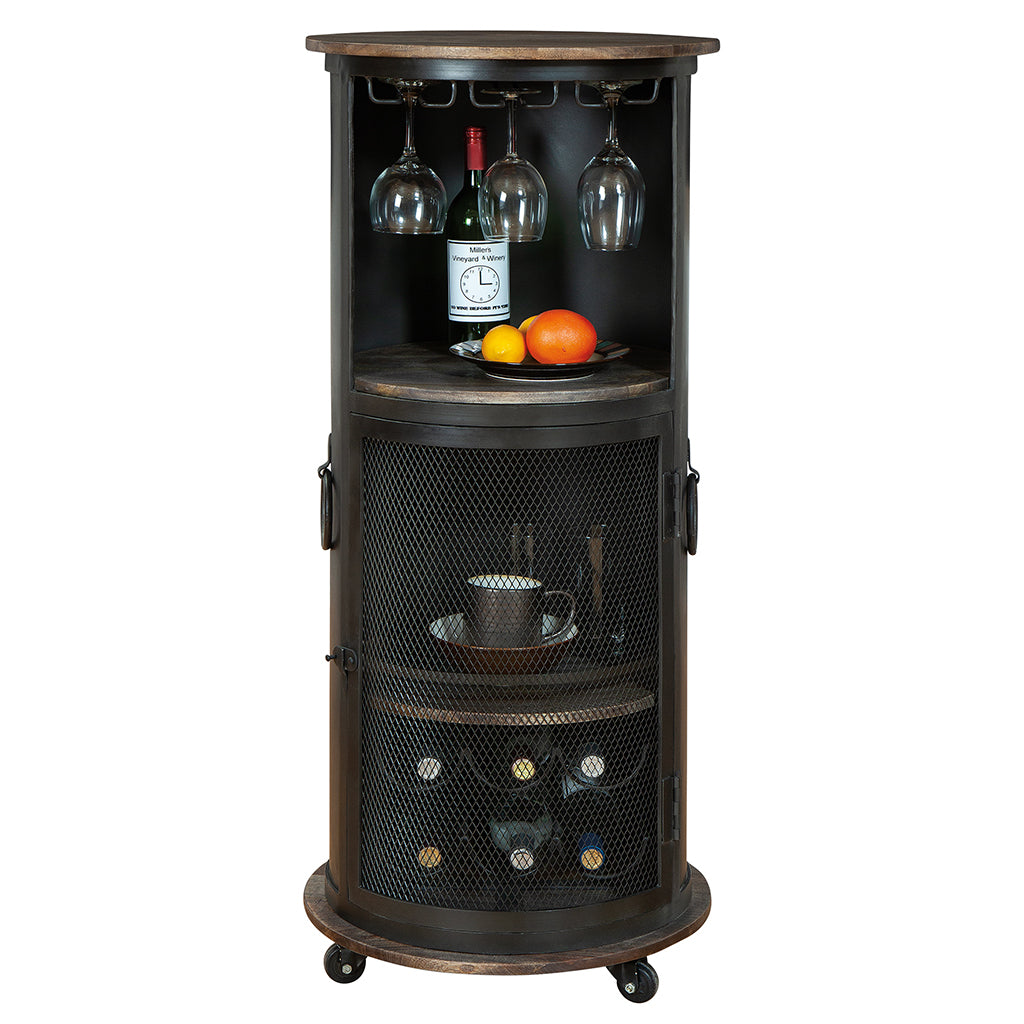 Howard Miller Half Pint Wine &amp; Bar Cabinet 695256 front - Home Bars USA