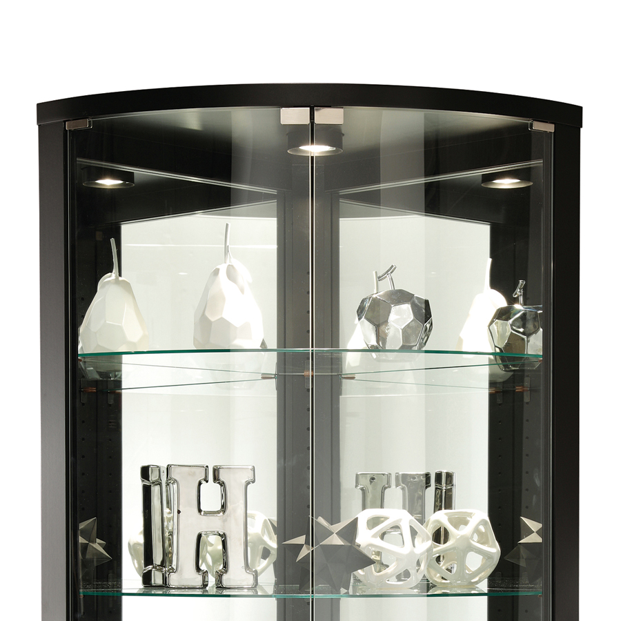 Howard Miller Jaime Corner Curio 680609 Home Bars USA