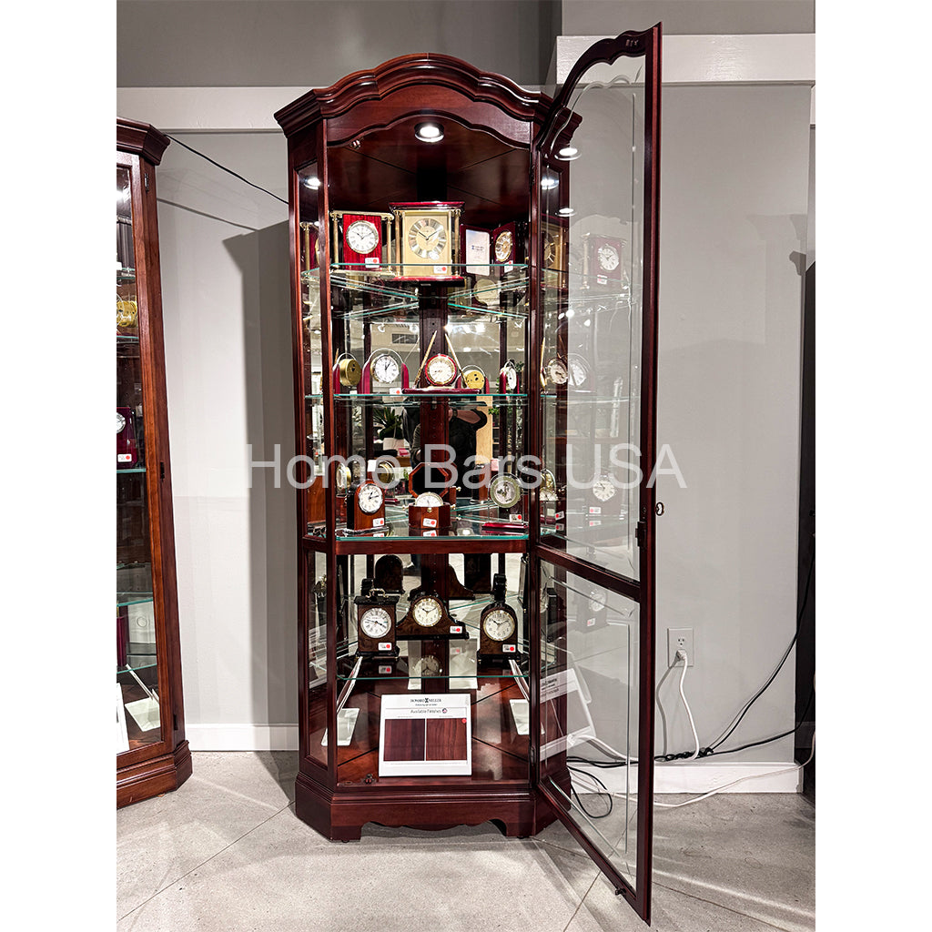 Howard Miller Jamestown Curio Cabinet 680249 - Home Bars USA
