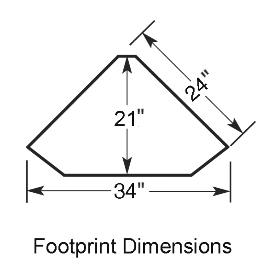 Howard Miller Jamestown II Corner Curio Cabinet 680250 dimensions - Home Bars USA
