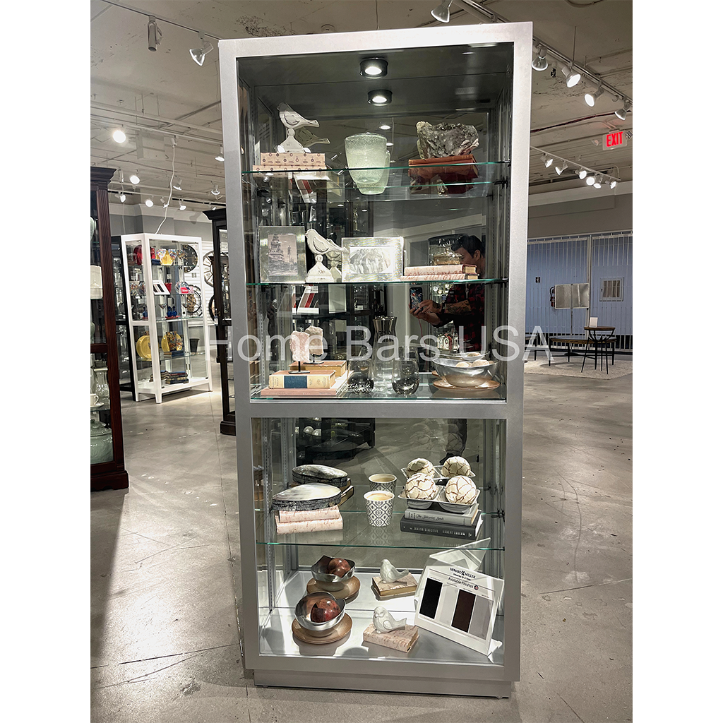 Howard Miller Jayden II Curio Cabinet 680576 real image front view - Home Bars USA