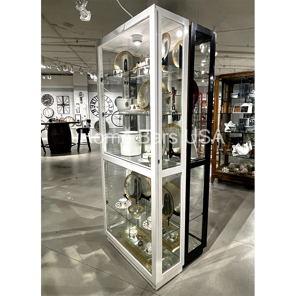 Howard Miller Jayden IV Curio Cabinet 680574 real image side view - Home Bars USA