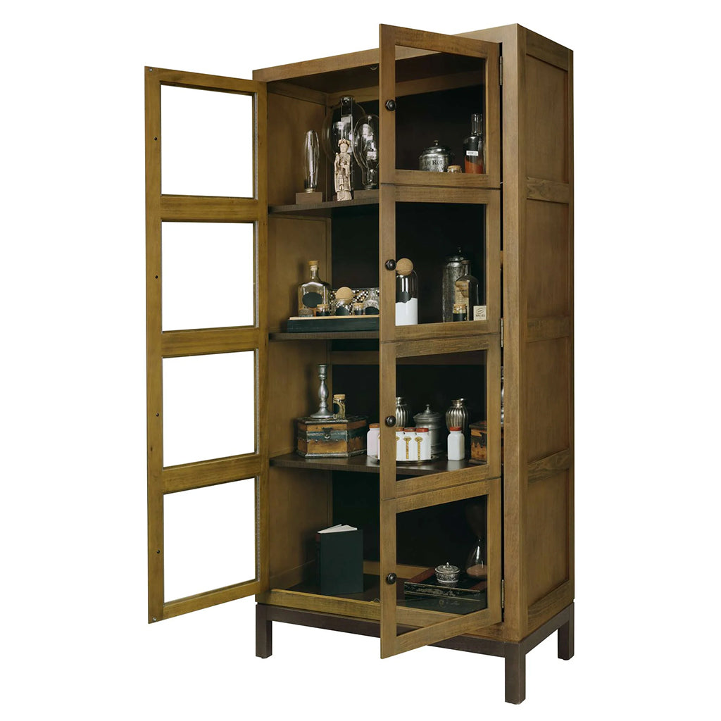 Howard Miller Jude II Storage Cabinet 680808 open doors - Home Bars USA