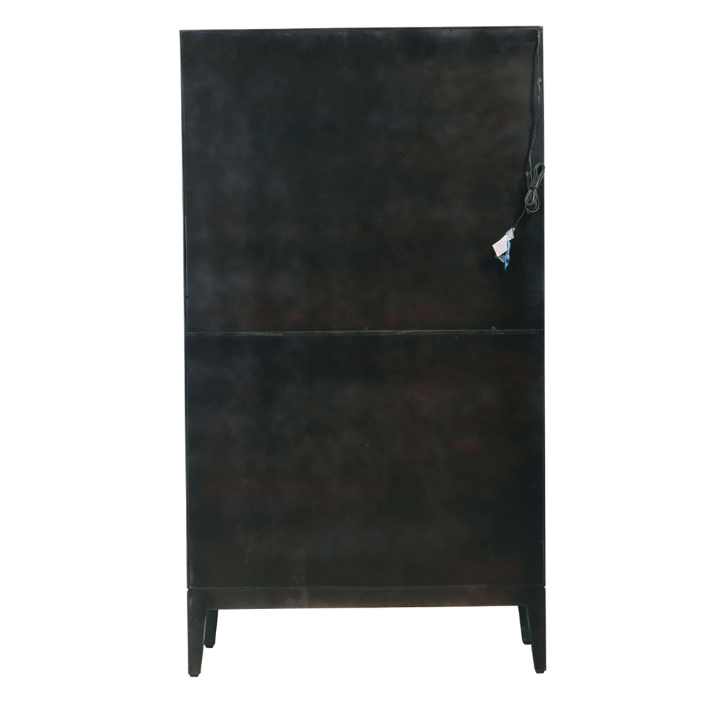 Howard Miller Jullian Wine &amp; Bar Cabinet 695372 back - Home Bars USA