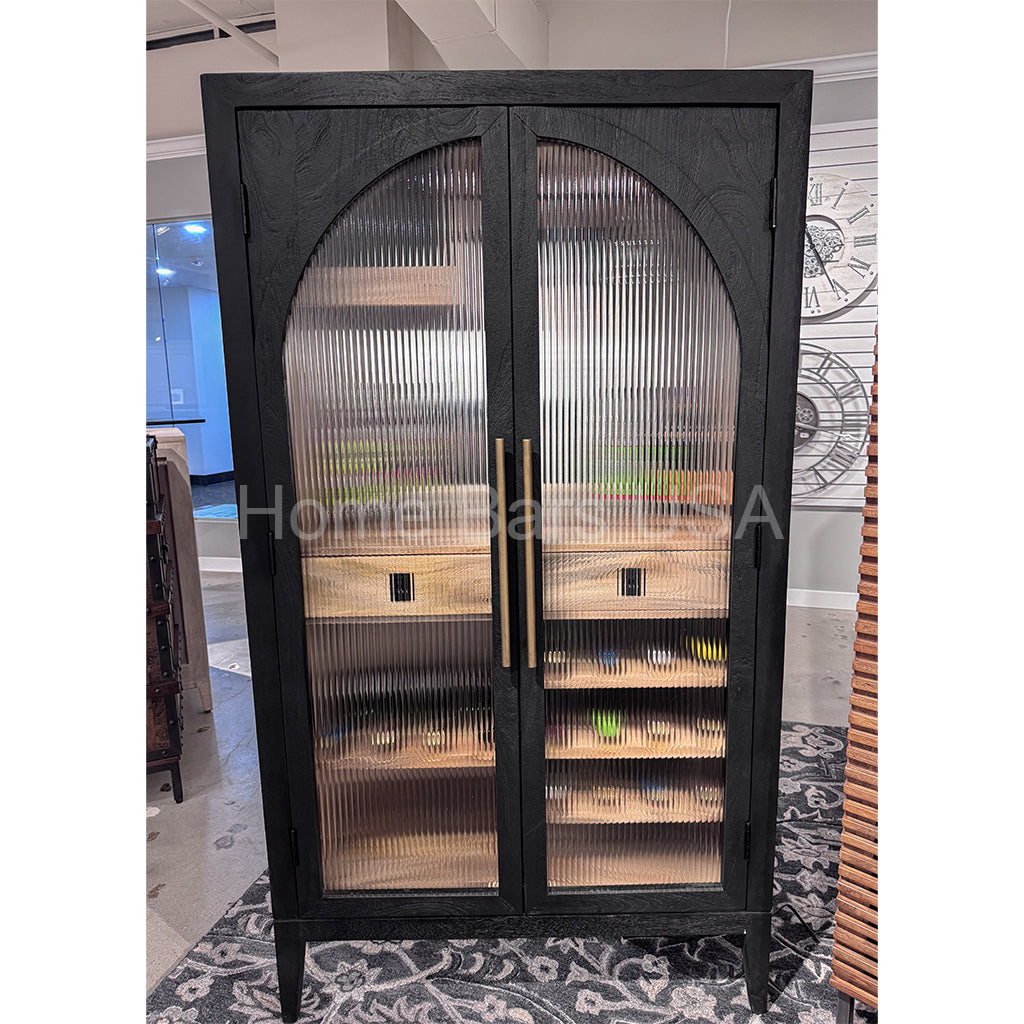 Howard Miller Jullian Wine &amp; Bar Cabinet 695372 real photo of the front - Home Bars USA