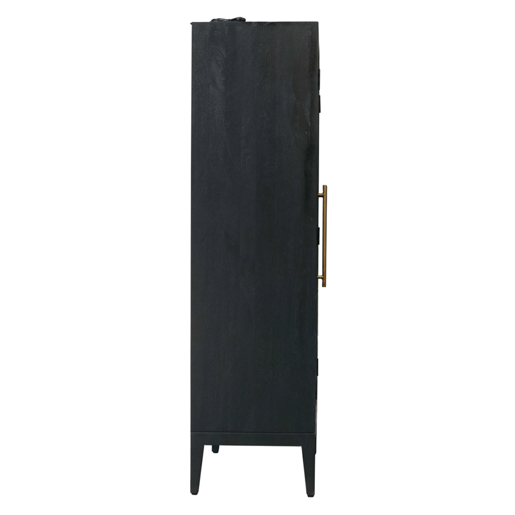 Howard Miller Jullian Wine &amp; Bar Cabinet 695372 side - Home Bars USA