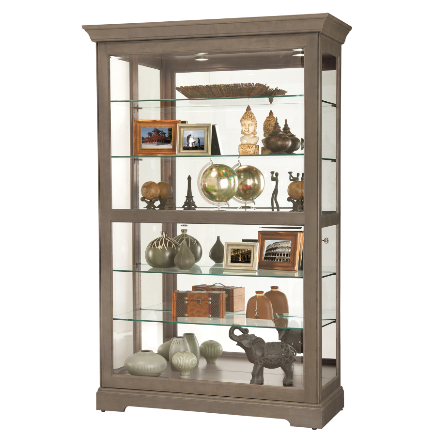 Howard Miller Kane V Curio Cabinet 680699 - Home Bars USA