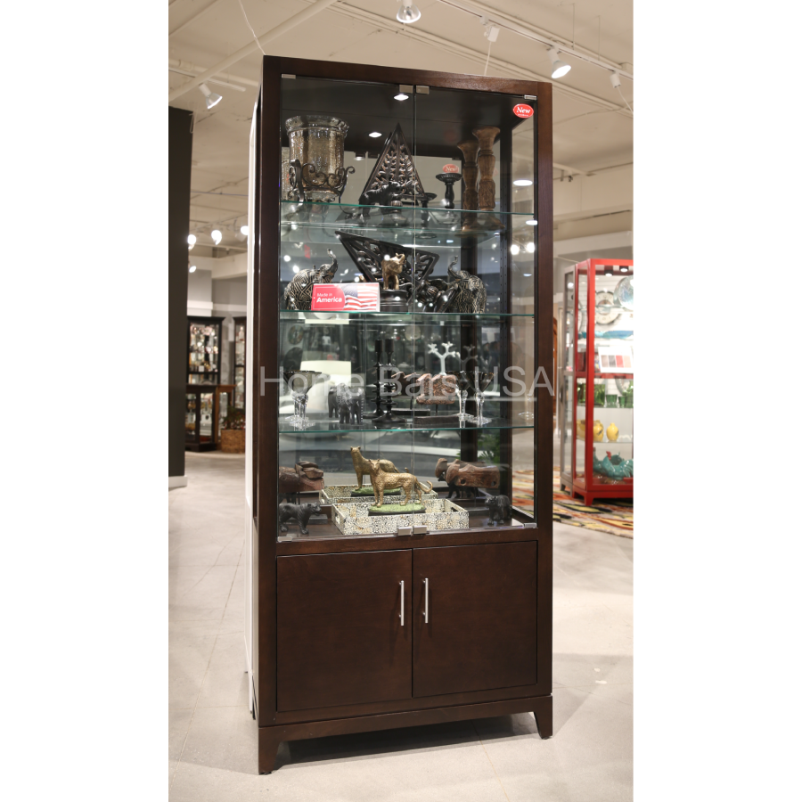 Howard Miller Larson Curio Cabinet 680750 - Home Bars USA