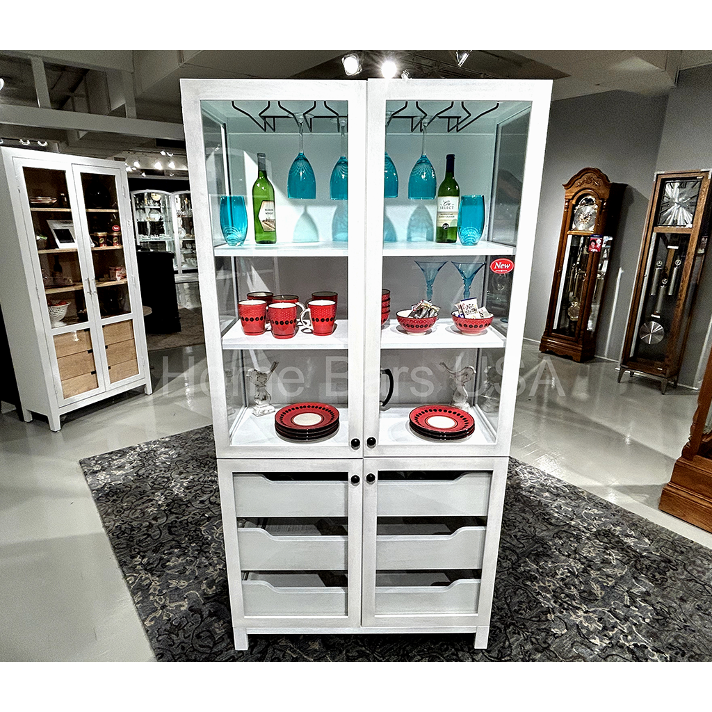 Howard Miller Laurie II Storage Cabinet 680776 real photo of the front - Home Bars USA