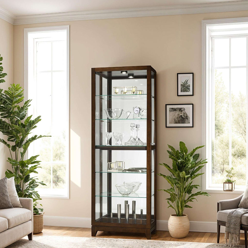 Howard Miller Luke Curio Cabinet 680588 in interior design - Home Bars USA
