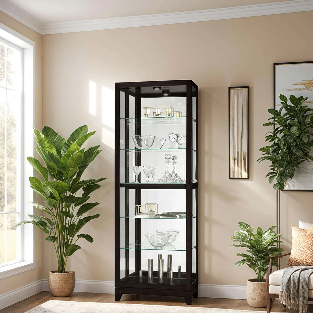 Howard Miller Luke IV Curio Cabinet 680629 in interior design - Home Bars USA