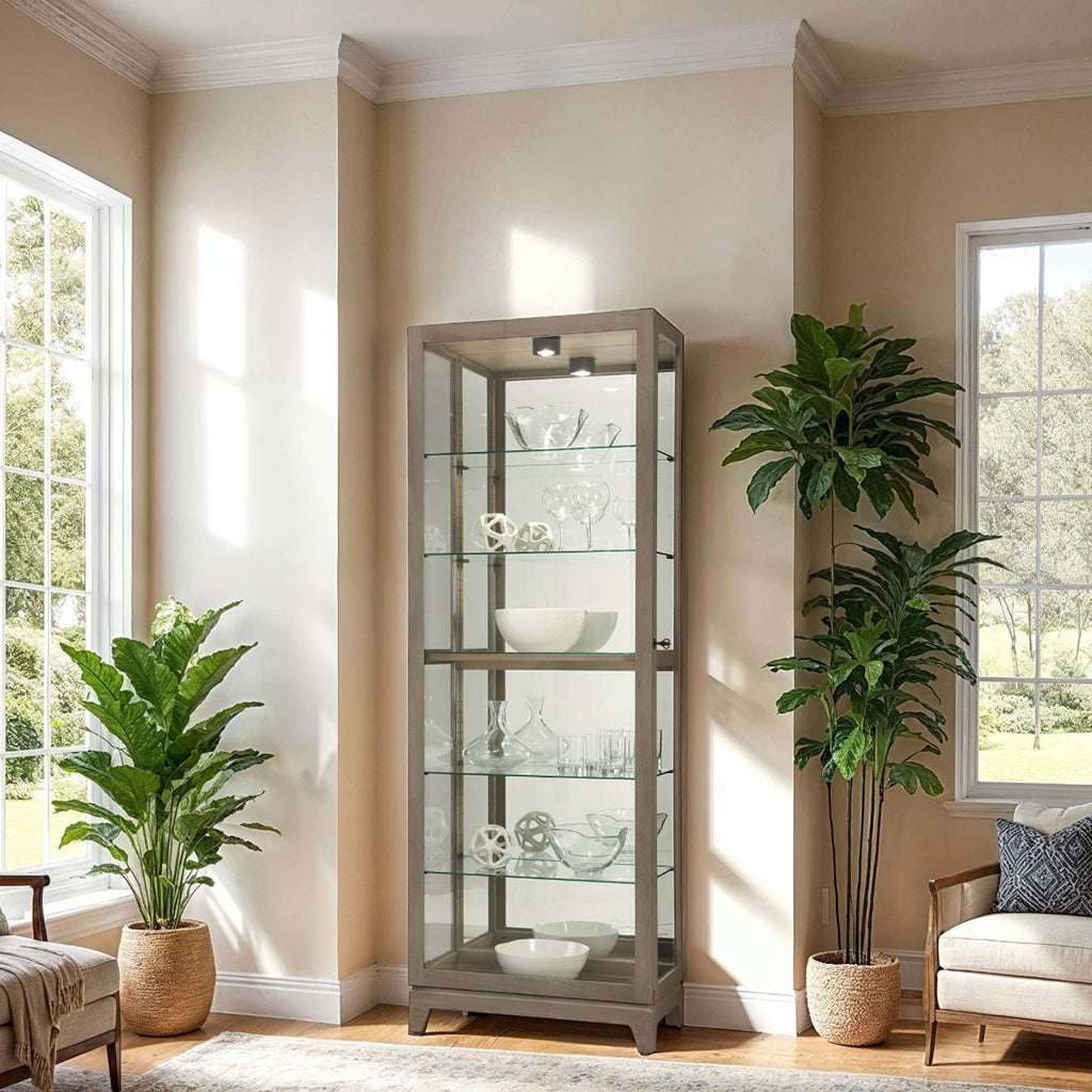 Howard Miller Luke VI Curio Cabinet 680650 in interior design - Home Bars USA